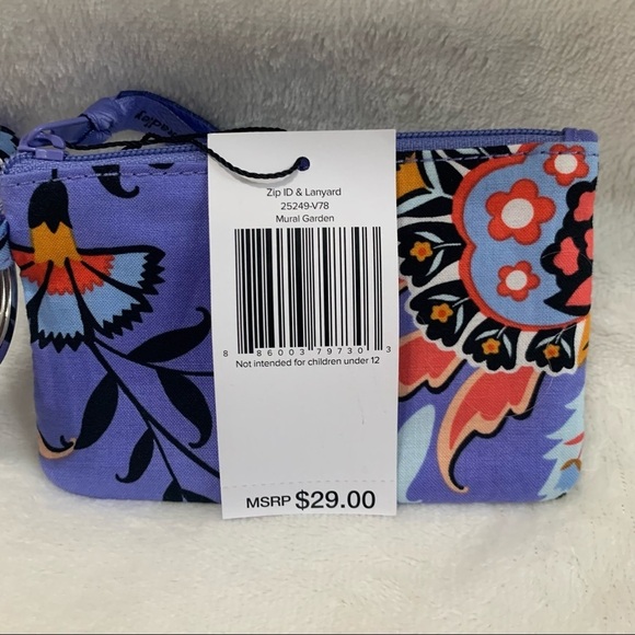 NWT Zip ID & Lanyard- Mural Garden​​ - Picture 3 of 3